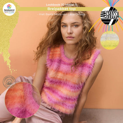 Breipakket top – Basta Mista – Model 11 – Lookbook 20 | Lana Grossa