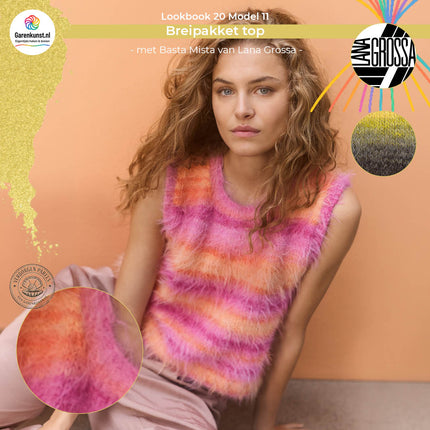 Breipakket top – Basta Mista – Model 11 – Lookbook 20 | Lana Grossa