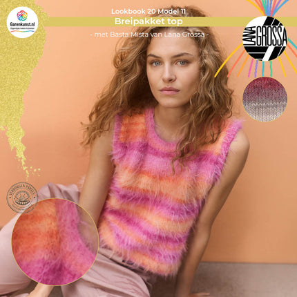Breipakket top – Basta Mista – Model 11 – Lookbook 20 | Lana Grossa