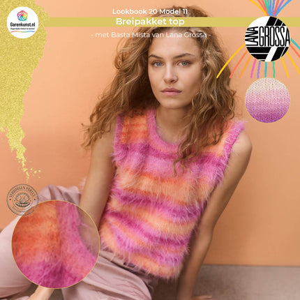 Breipakket top – Basta Mista – Model 11 – Lookbook 20 | Lana Grossa