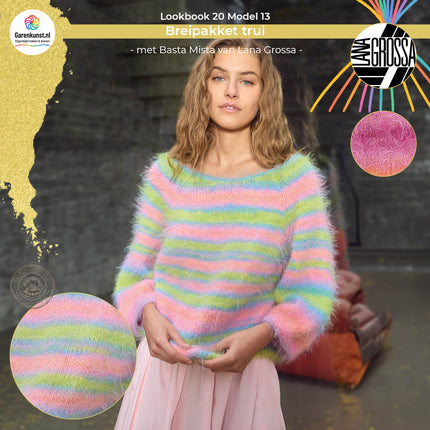 Breipakket trui – Basta Mista – Model 13 – Lookbook 20 | Lana Grossa