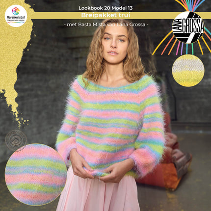 Breipakket trui – Basta Mista – Model 13 – Lookbook 20 | Lana Grossa