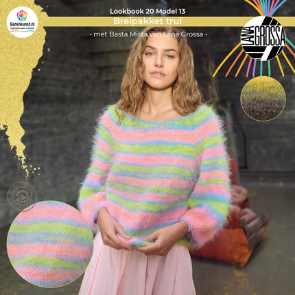 Breipakket trui – Basta Mista – Model 13 – Lookbook 20 | Lana Grossa