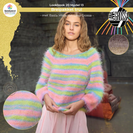 Breipakket trui – Basta Mista – Model 13 – Lookbook 20 | Lana Grossa