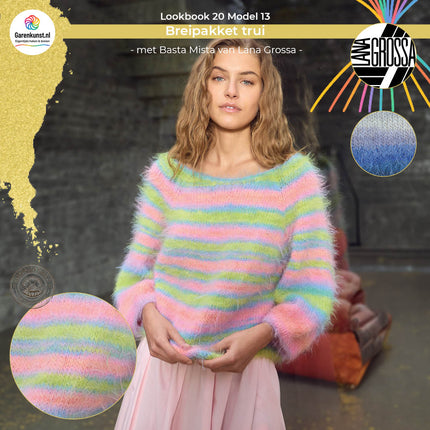 Breipakket trui – Basta Mista – Model 13 – Lookbook 20 | Lana Grossa