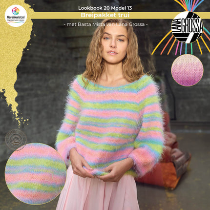 Breipakket trui – Basta Mista – Model 13 – Lookbook 20 | Lana Grossa