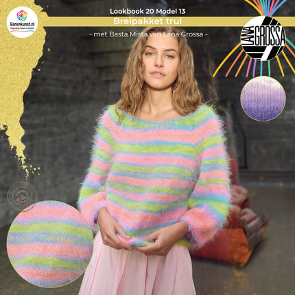 Breipakket trui – Basta Mista – Model 13 – Lookbook 20 | Lana Grossa