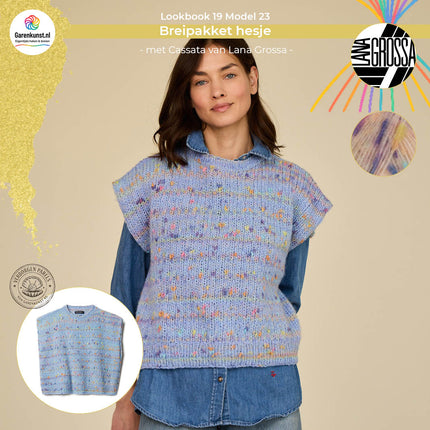Breipakket hesje – Cassata – Model 23 – Lookbook 19 | Lana Grossa