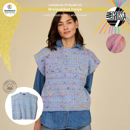Breipakket hesje – Cassata – Model 23 – Lookbook 19 | Lana Grossa