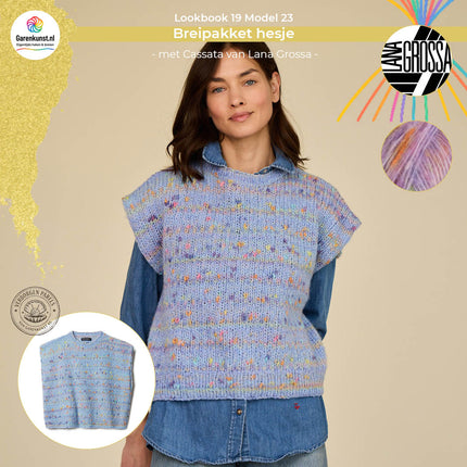 Breipakket hesje – Cassata – Model 23 – Lookbook 19 | Lana Grossa