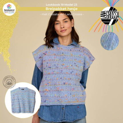 Breipakket hesje – Cassata – Model 23 – Lookbook 19 | Lana Grossa