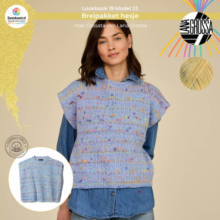Breipakket hesje – Cassata – Model 23 – Lookbook 19 | Lana Grossa