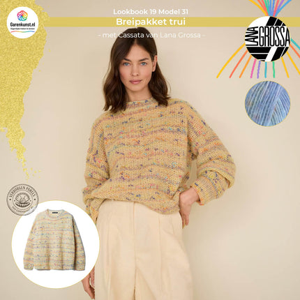 Breipakket trui – Cassata – Model 31– Lookbook 19 | Lana Grossa