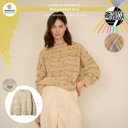 Breipakket trui – Cassata – Model 31– Lookbook 19 | Lana Grossa