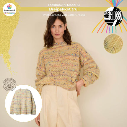 Breipakket trui – Cassata – Model 31– Lookbook 19 | Lana Grossa