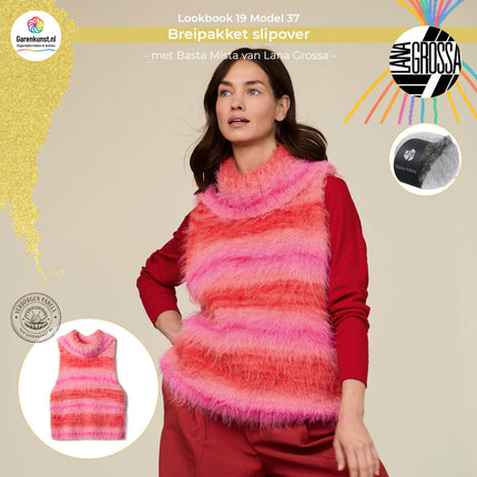 Breipakket slipover – Basta Mista – Model 37 – Lookbook 19 | Lana Grossa