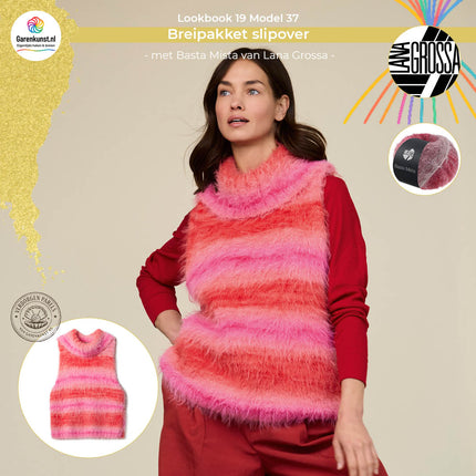 Breipakket slipover – Basta Mista – Model 37 – Lookbook 19 | Lana Grossa