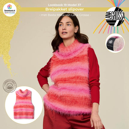 Breipakket slipover – Basta Mista – Model 37 – Lookbook 19 | Lana Grossa