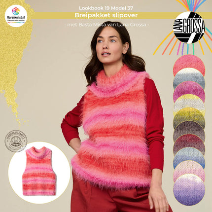 Breipakket slipover – Basta Mista – Model 37 – Lookbook 19 | Lana Grossa