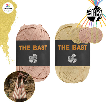 Haakpakket shopper met strepen- The Bast – Model 5 – Bags 03 | Lana Grossa