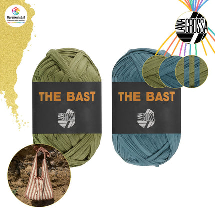 Haakpakket shopper met strepen- The Bast – Model 5 – Bags 03 | Lana Grossa