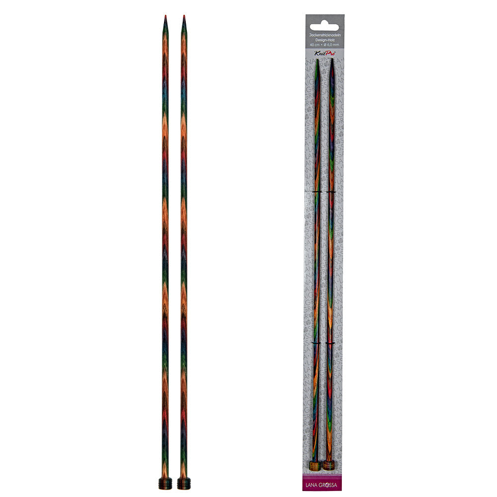 Lana Grossa Design houten breinaalden 10 mm 40 cm