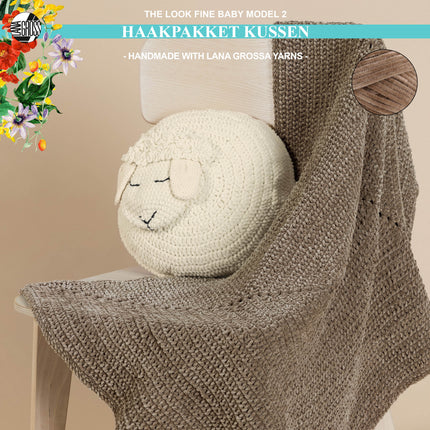 Haakpakket dekentje met The Look Fine garen model 1 van The Look Fine Baby